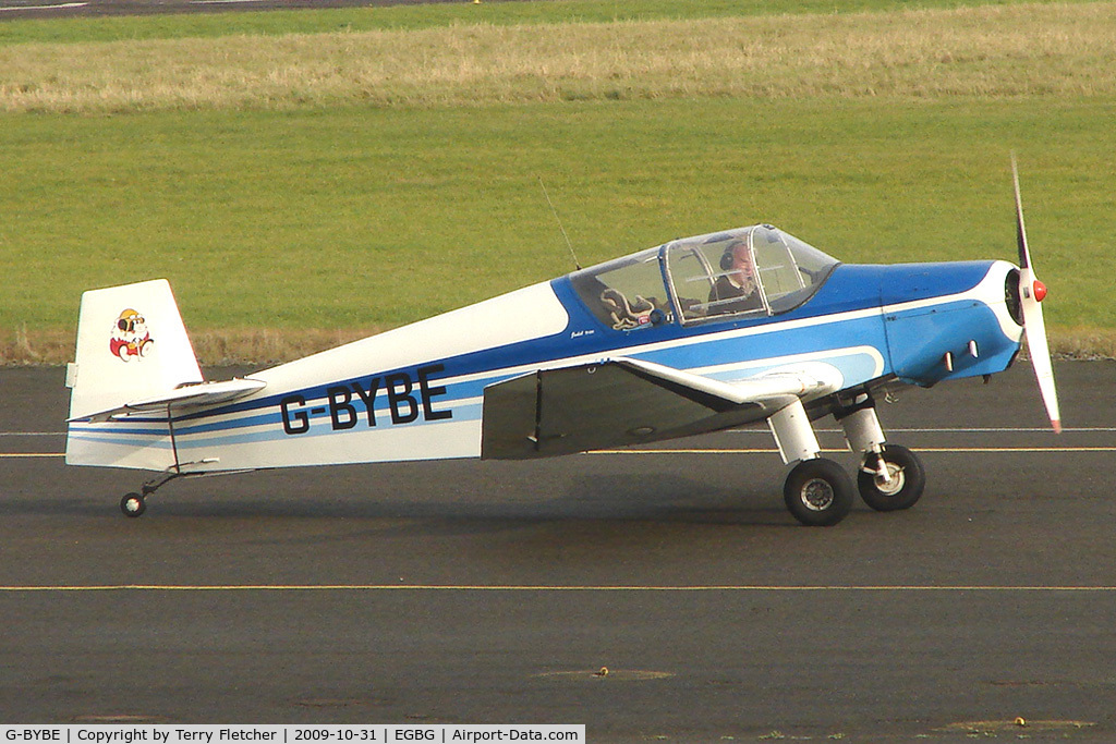 G-BYBE, 1964 Jodel (Wassmer) D-120A Paris-Nice C/N 269, Jodel D120A at Leicester on the All Hallows Day Fly-in