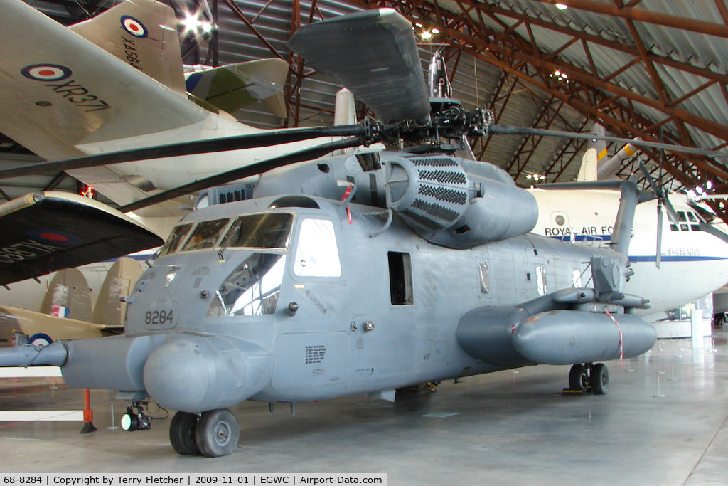 68-8284, 1968 Sikorsky MH-53M Pave Low IV C/N 65-131, Sikorsky HH-53C exhibited at the RAF Museum at Cosford