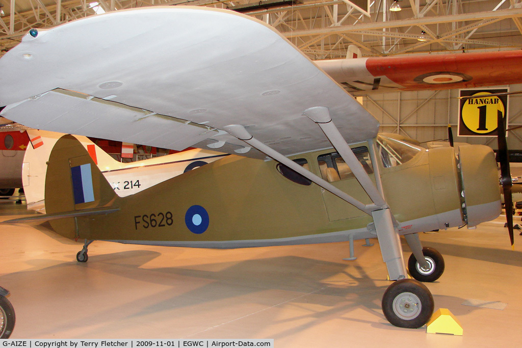 G-AIZE, Fairchild UC-61A Argus II (24W-41A) C/N 565, exhibited at the RAF Museum at Cosford