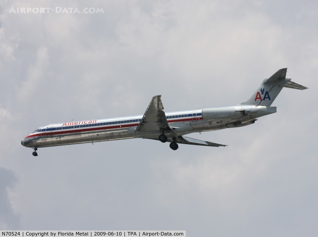 N70524, 1990 McDonnell Douglas MD-82 (DC-9-82) C/N 49916, American MD-82