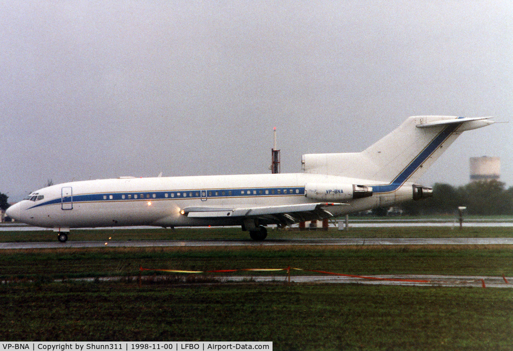 VP-BNA, 1967 Boeing 727-21 C/N 19262, Arriving from flight... under a very bad weather...