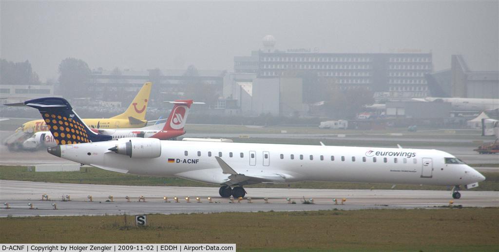 D-ACNF, 2009 Bombardier CRJ-900 (CL-600-2D24) C/N 15243, Ready for take off to Saarbrucken