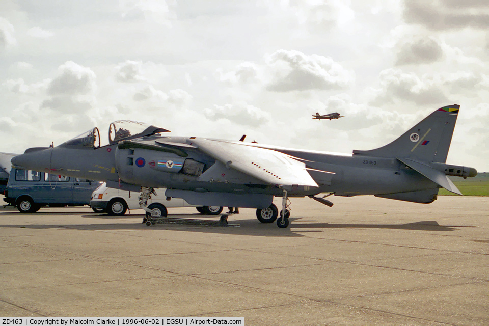 ZD463, British Aerospace Harrier GR.7 C/N P53, British Aerospace Harrier GR7 at Duxford's Classic Jet & Fighter Display in 1996