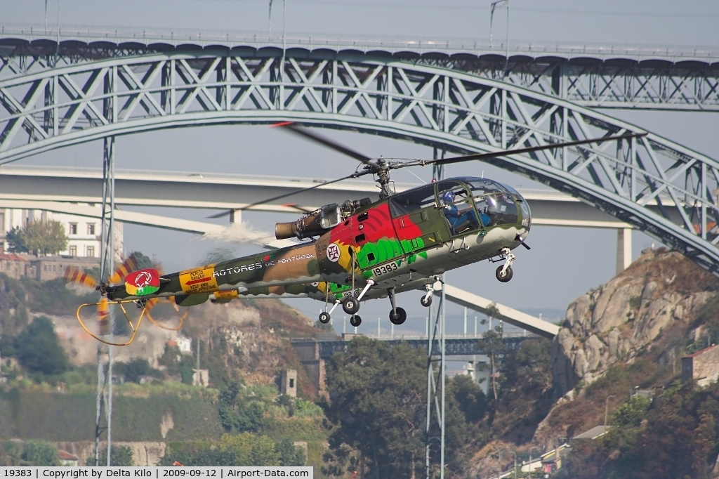 19383, Aérospatiale SA-316B Alouette III C/N 1840, Red Bull Air Race Porto-Portugal Air Force-	Sud SE-3160 Alouette III