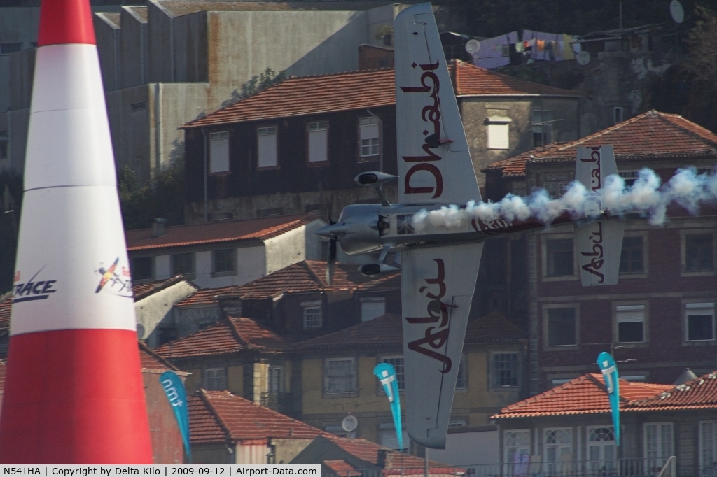 N541HA, 2008 Zivko Edge 540 C/N 0041A, Red Bull Air Race Porto-Hannes Arch