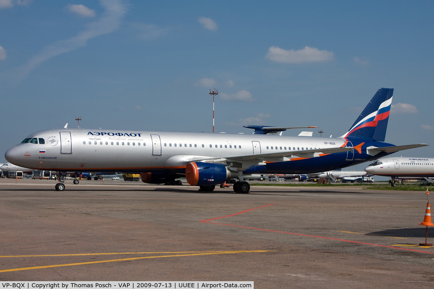 VP-BQX, 2006 Airbus A321-211 C/N 2957, Aeroflot - Russian International Airlines