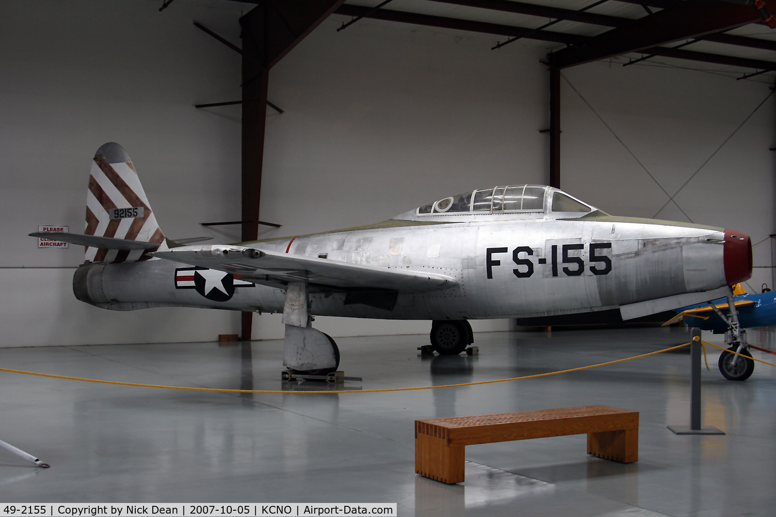 49-2155, 1949 Republic F-84E Thunderjet C/N Not found 49-2155, KCNO