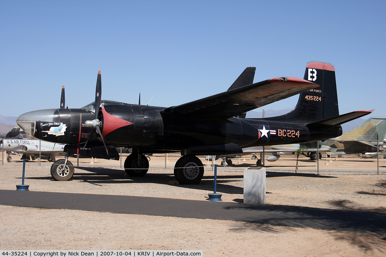 44-35224, 1944 Douglas A-26C Invader C/N 28503, KRIV