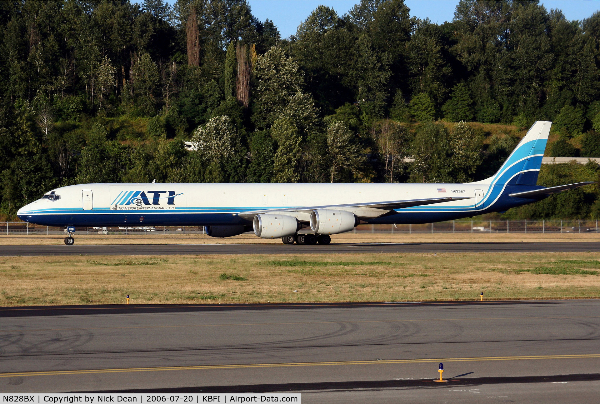 N828BX, 1968 Douglas DC-8-71F C/N 45993, KBFI