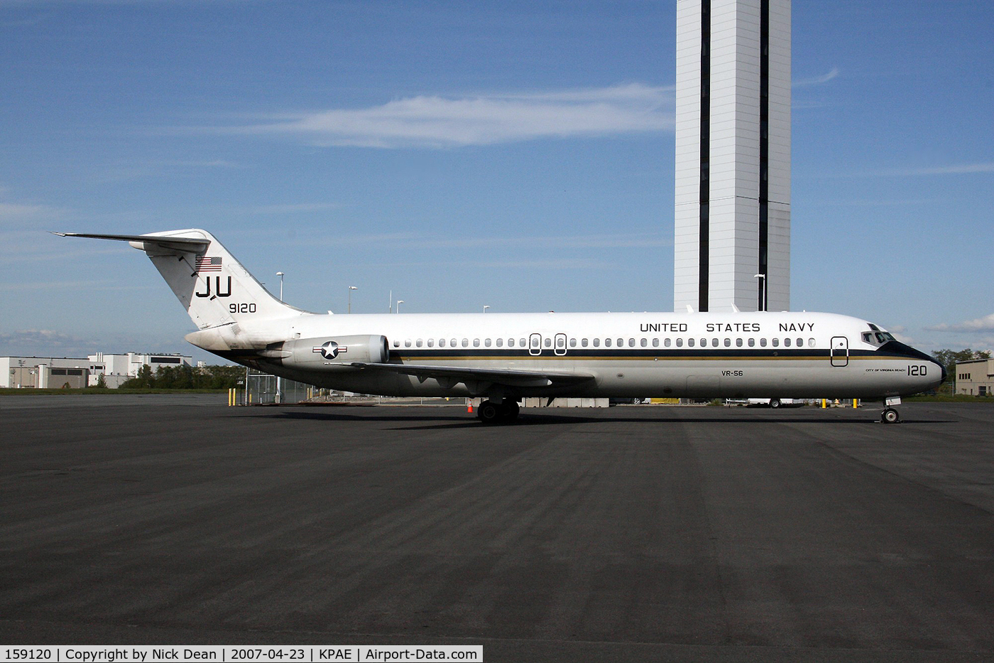159120, 1973 McDonnell Douglas C-9B Skytrain II C/N 47586, KPAE