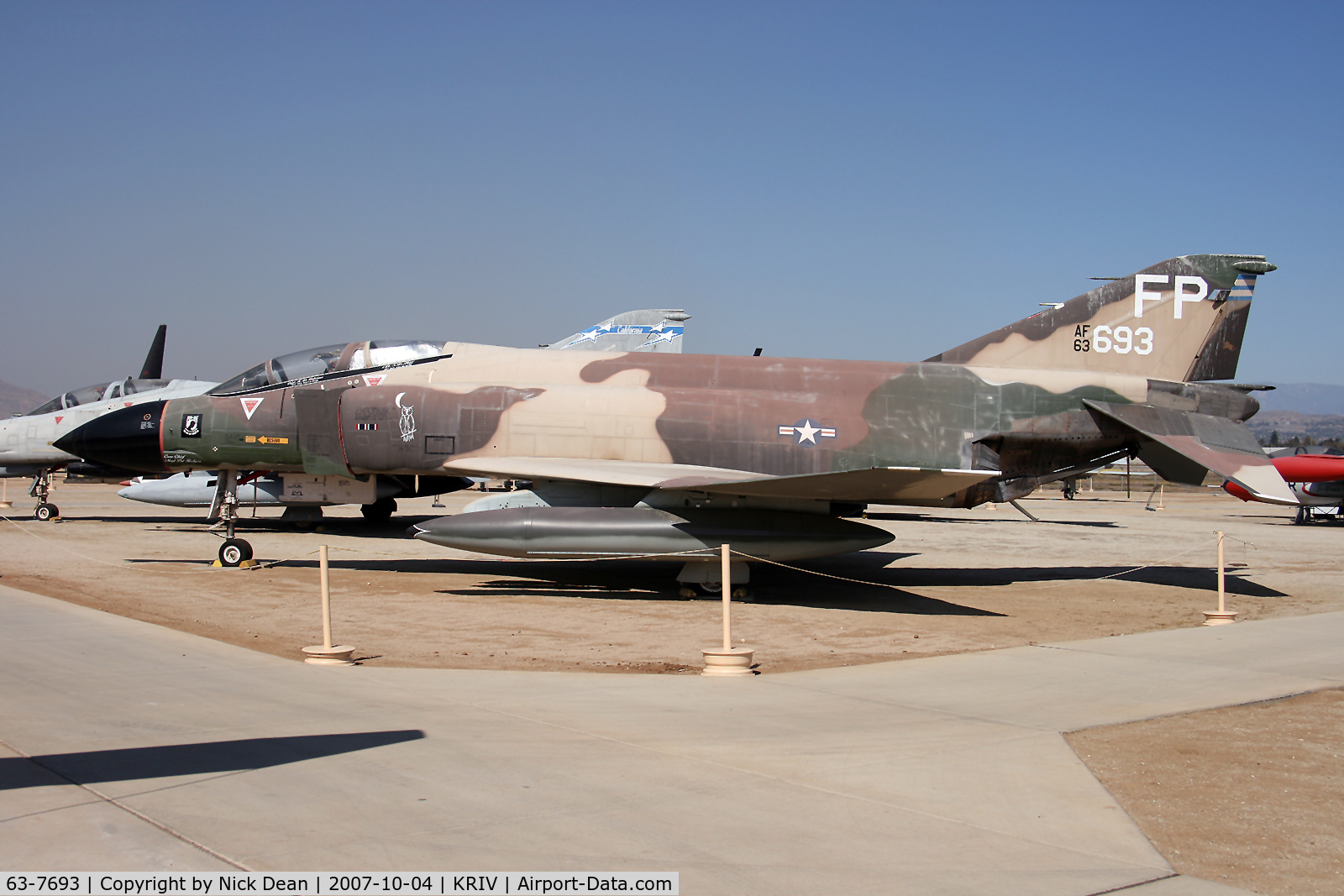 63-7693, 1963 McDonnell F-4C Phantom II C/N 828, KRIV