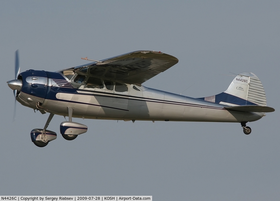 N4426C, 1953 Cessna 195 C/N 16011, EAA AirVenture 2009