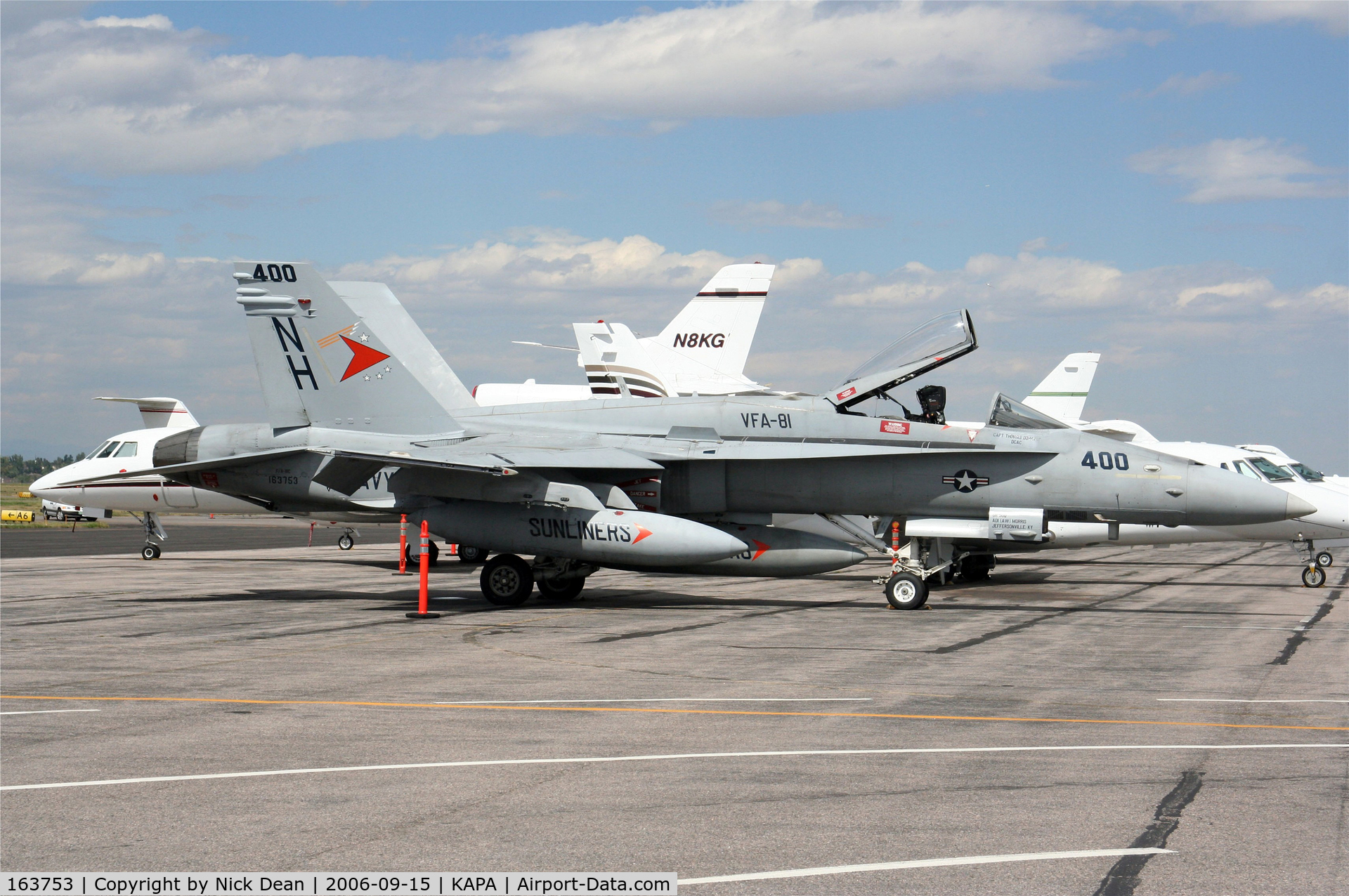 163753, 1989 McDonnell Douglas F/A-18C Hornet C/N 0828, KAPA