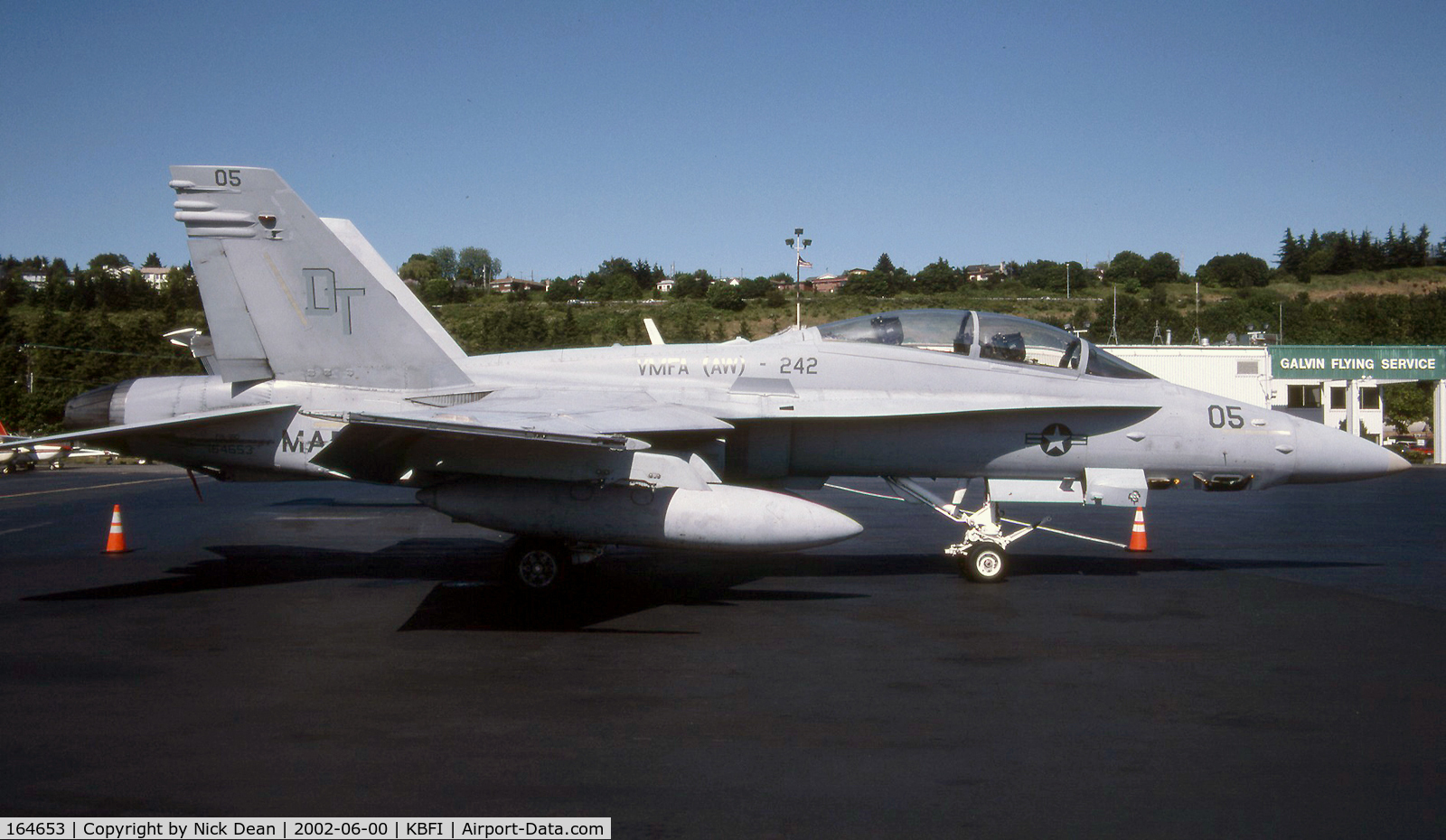 164653, 1992 McDonnell Douglas F/A-18D Hornet C/N 1080, KBFI