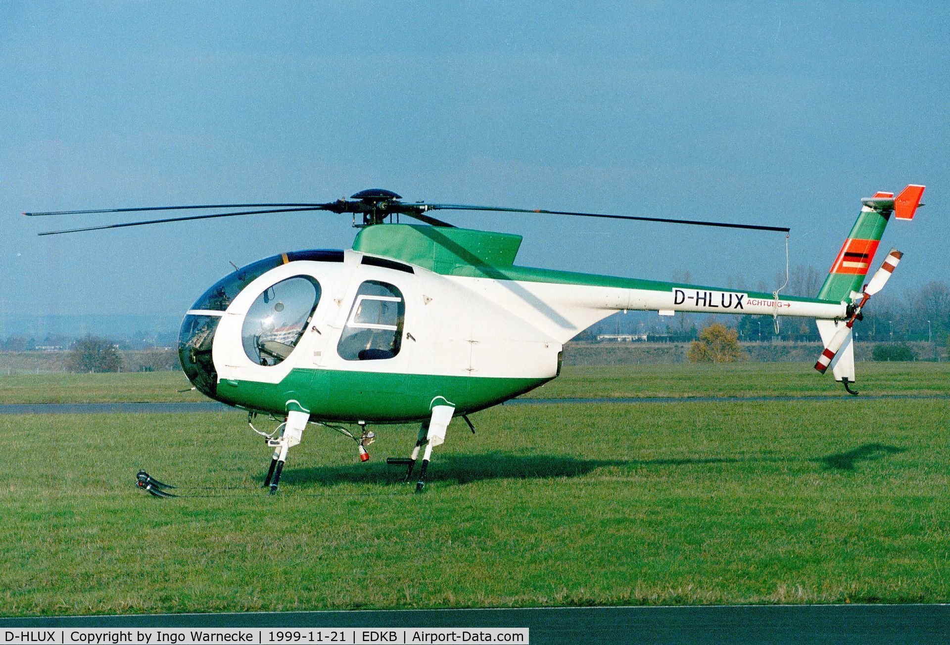 D-HLUX, Hughes 369D C/N 29-0450D, Hughes H.369D at Bonn-Hangelar airfield