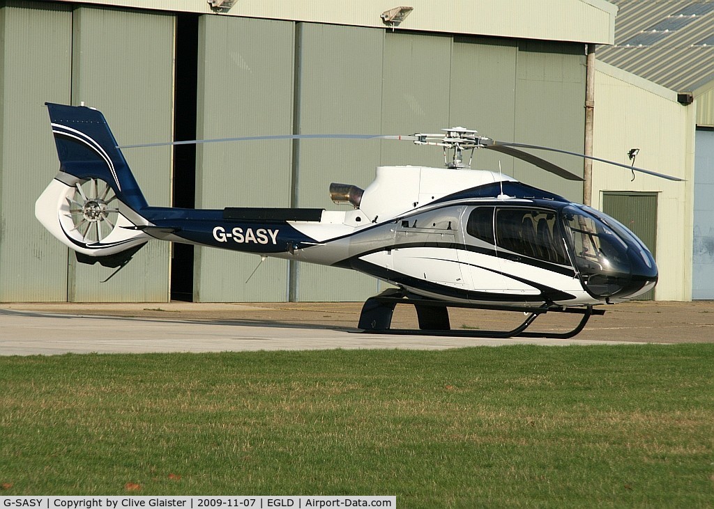 G-SASY, 2009 Eurocopter EC-130B-4 (AS-350B-4) C/N 4760, Originally owned to, Opmas ApS in June 2009. Currently in private hands since July 2009. 
