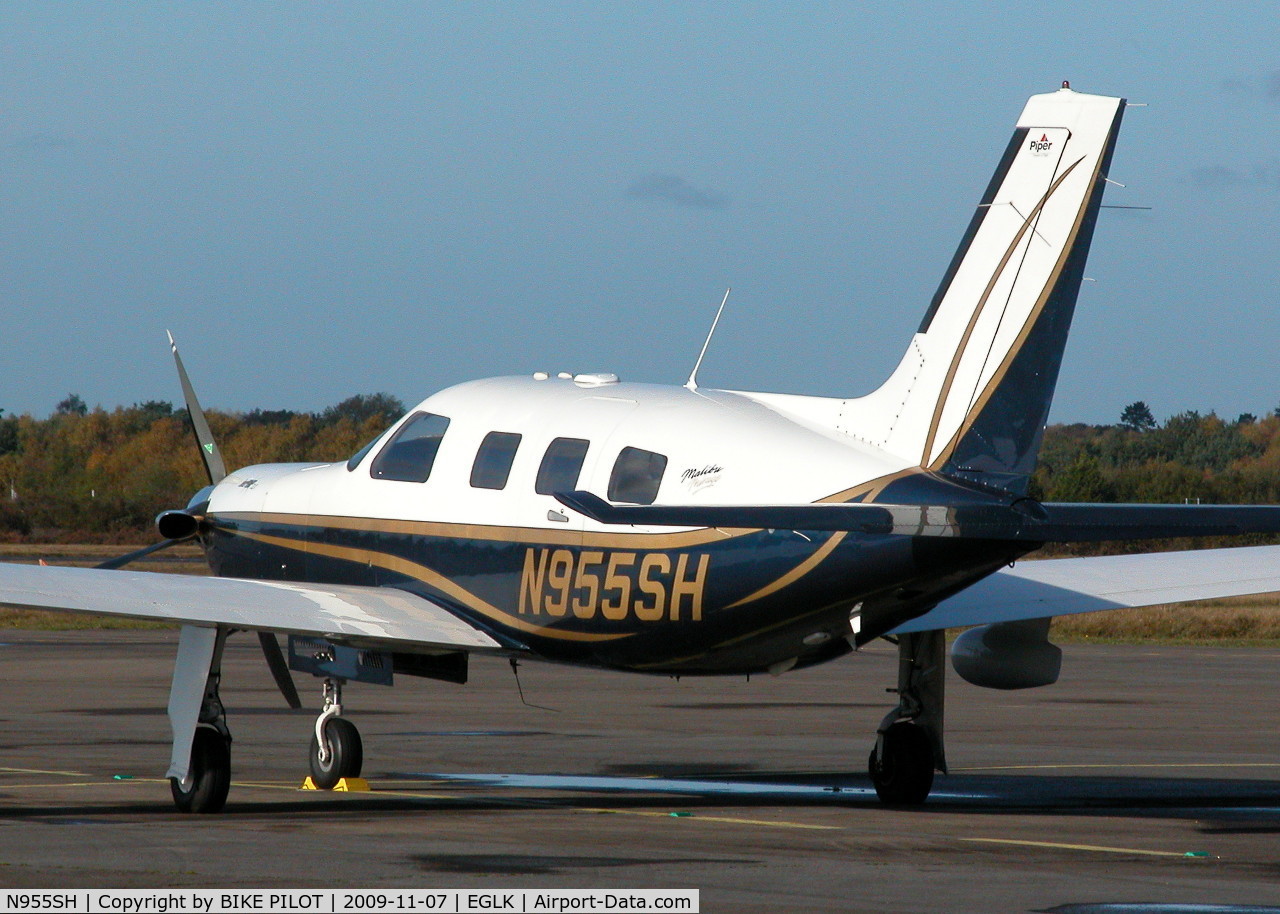 N955SH, 2002 Piper PA-46-350P Malibu Mirage C/N 4636339, VISITING A/C