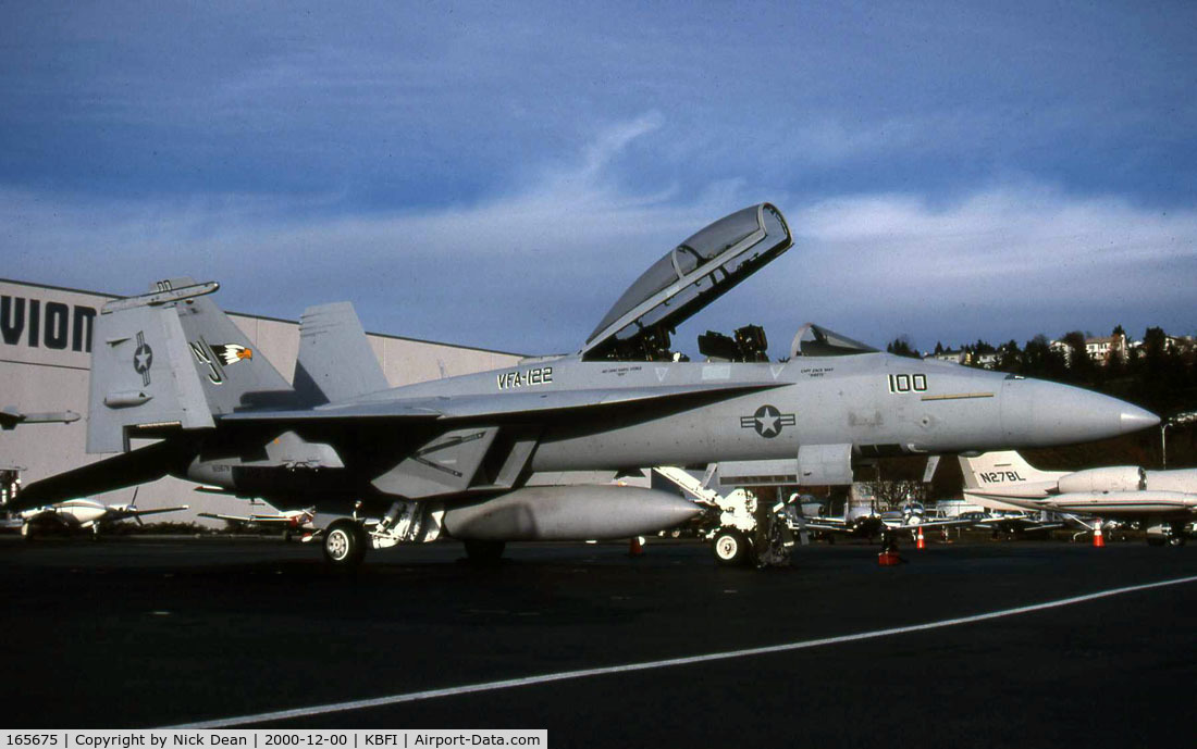 165675, Boeing F/A-18F Super Hornet C/N 1510, KBFI