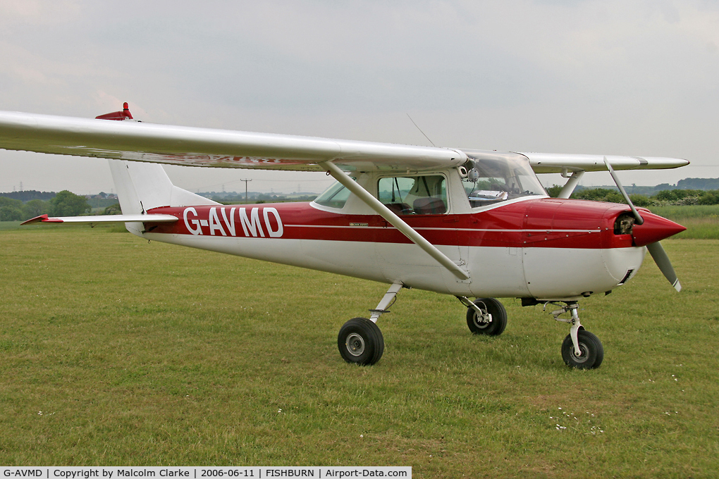 G-AVMD, 1966 Cessna 150G C/N 150-65504, Cessna 150G at Fishburn Airfield, UK in 2006.