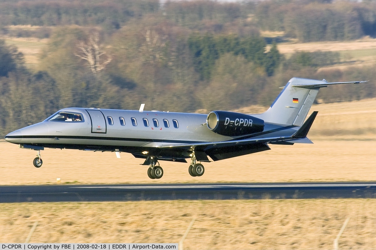 D-CPDR, 2007 Learjet 40 C/N 45-2080, Silver Bird Learjet 40