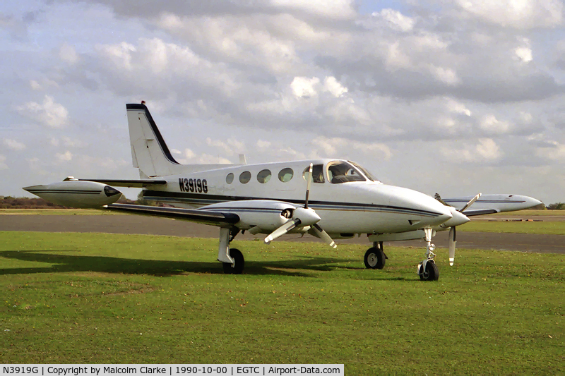 N3919G, Cessna 340A C/N 340A0234, Cessna 340A at Cranfield Airport, UK.