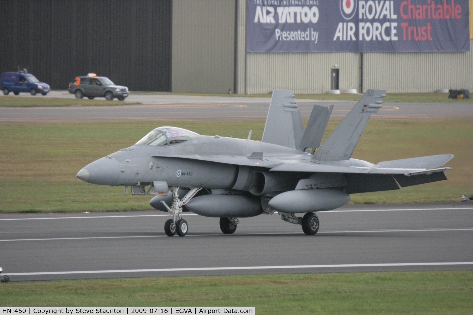 HN-450, McDonnell Douglas F-18C Hornet C/N 1480, Taken at the Royal International Air Tattoo 2009