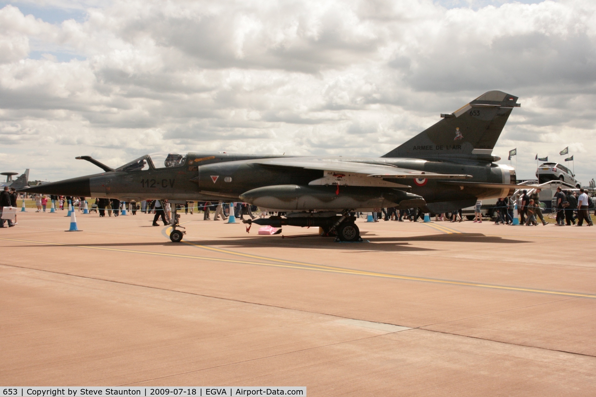 653, Dassault Mirage F.1CR C/N 653, Taken at the Royal International Air Tattoo 2009