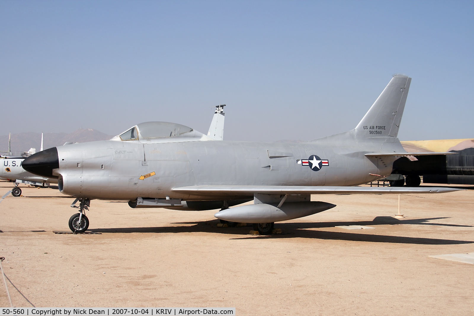 50-560, 1950 North American F-86L Sabre C/N 165-106, KRIV