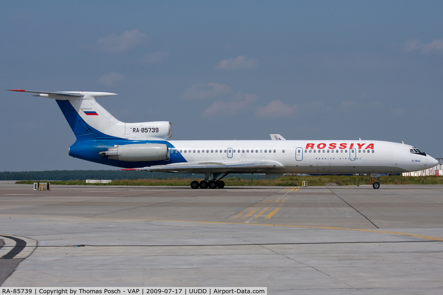 RA-85739, 1992 Tupolev Tu-154M C/N 92A925, Rossia