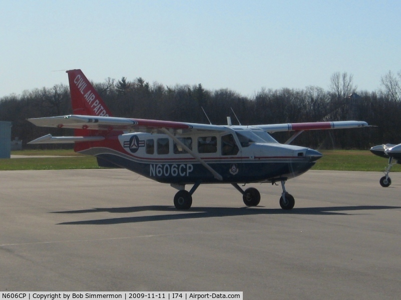 N606CP, Gippsland GA-8 Airvan C/N GA8-03-036, Departing Urbana, Ohio