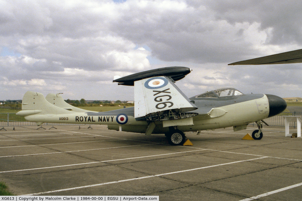 XG613, De Havilland DH-112 Sea Venom FAW.21 C/N 12904, De Havilland DH.112 Sea Venom FAW21. At the Imperial War Museum, Duxford.