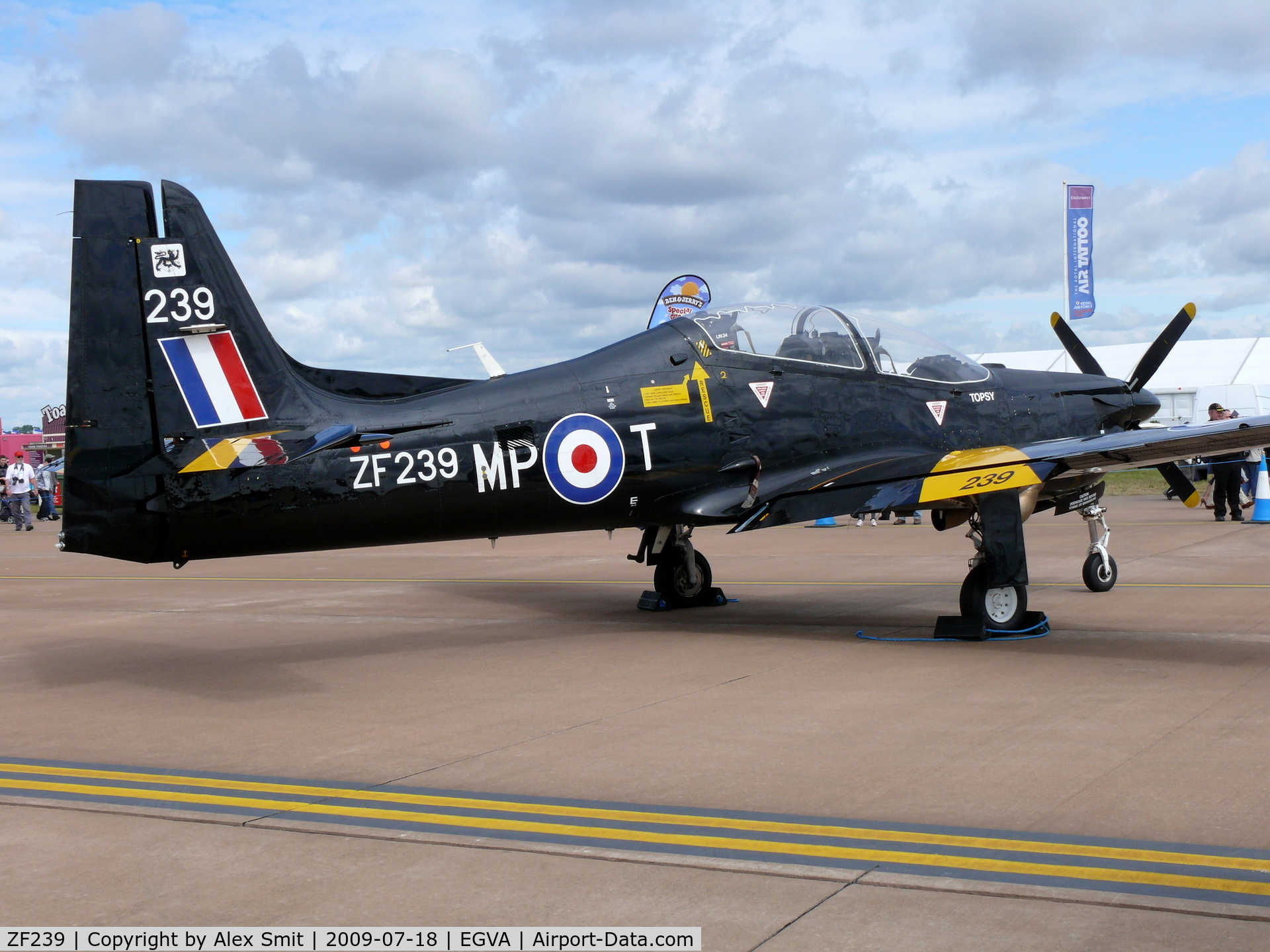 ZF239, 1990 Short S-312 Tucano T1 C/N S041/T39, Embraer SD312 Tucano T1 ZF239/MPT Royal Air Force