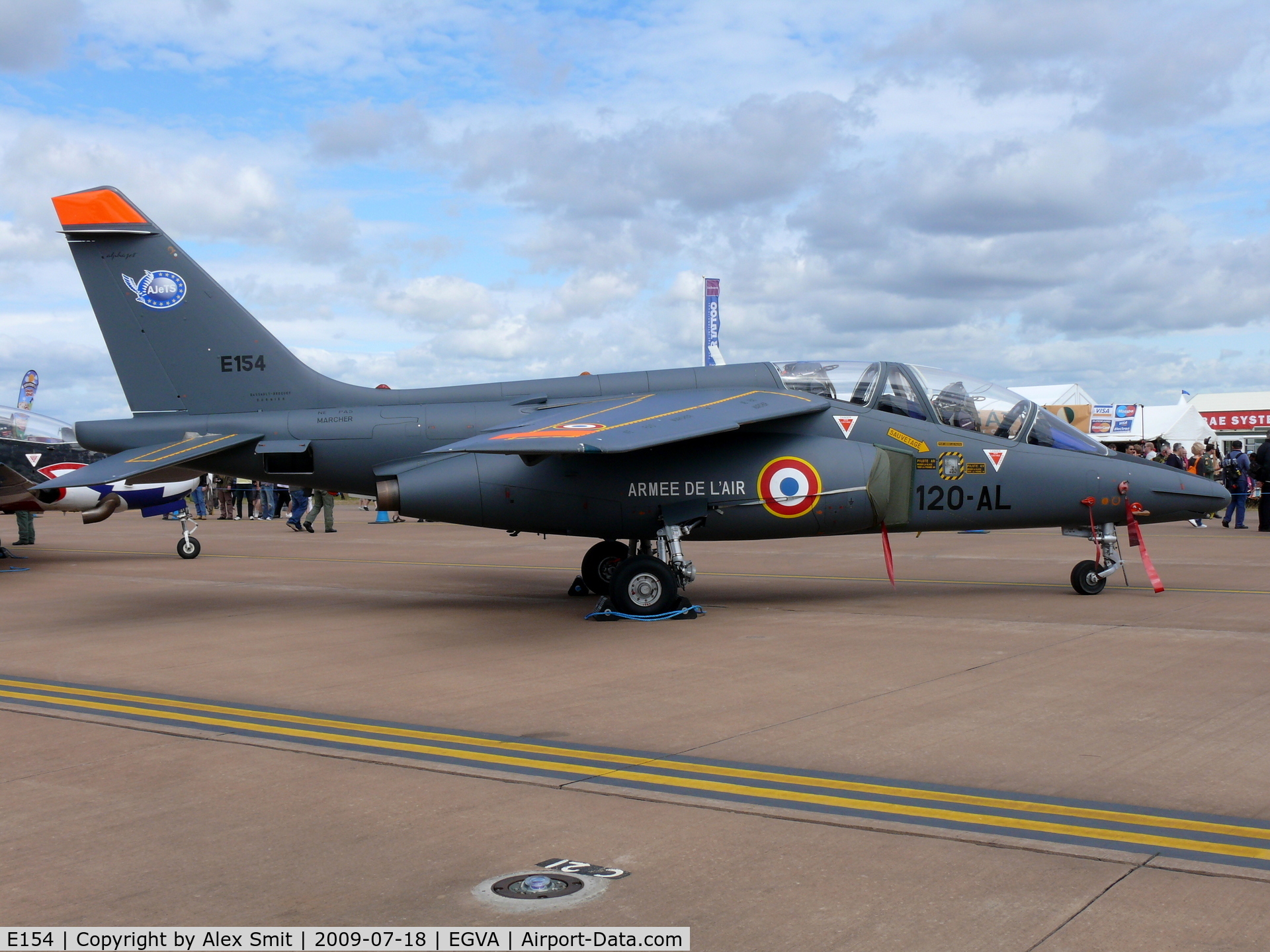 E154, Dassault-Dornier Alpha Jet E C/N E154, Dassault Dornier Alpha Jet E E154/120-AL French Air Force