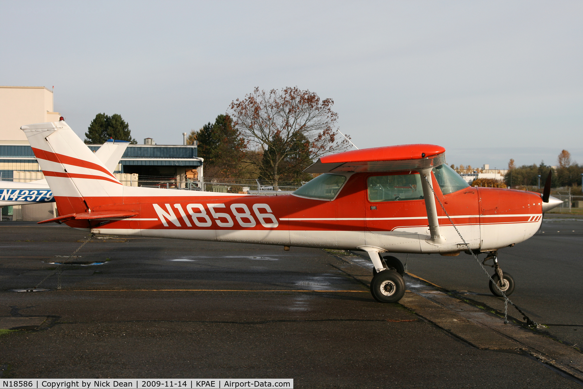 N18586, 1972 Cessna 150L C/N 15073964, KPAE