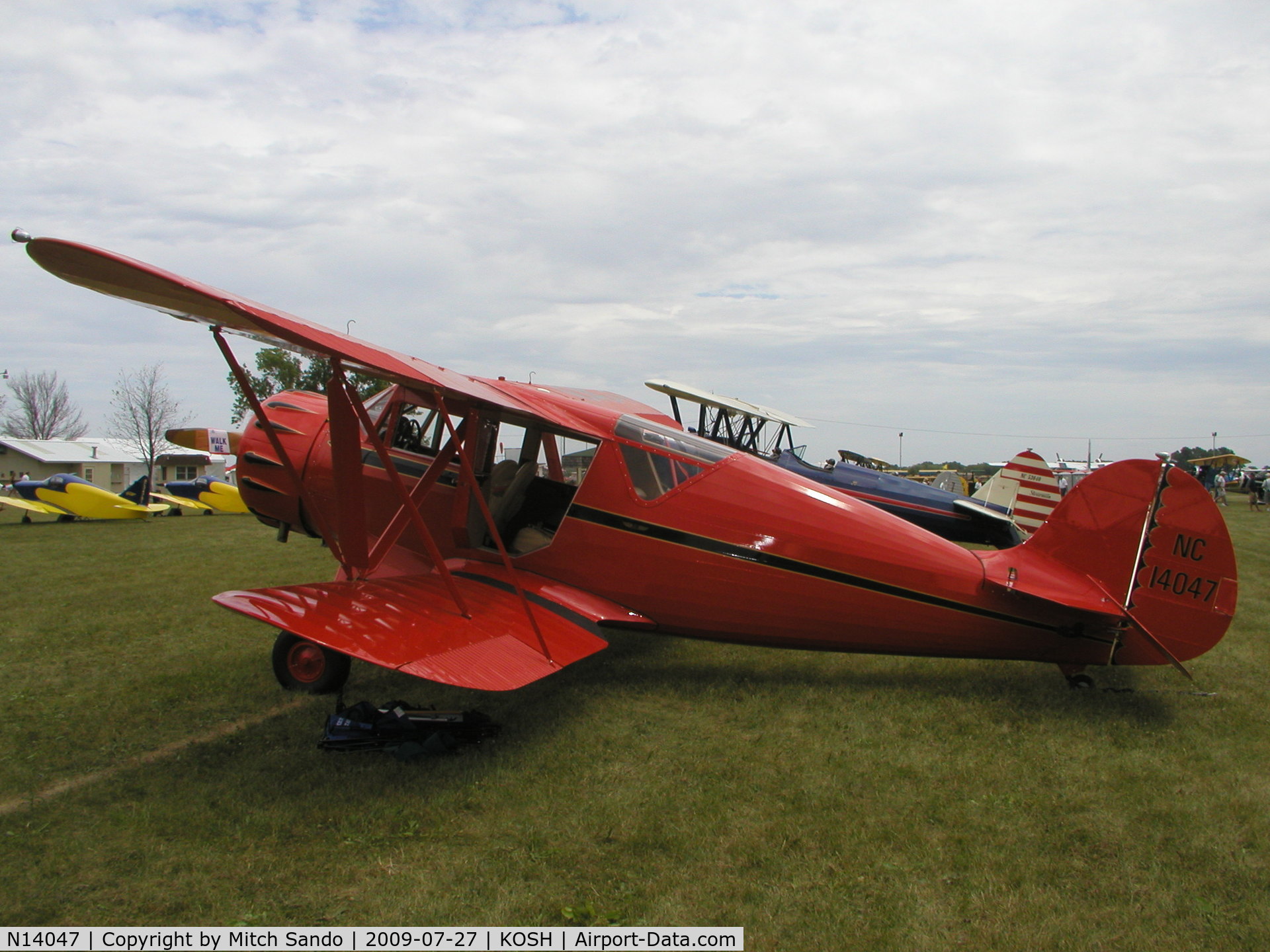 N14047, 1934 Waco YKC C/N 3966, EAA AirVenture 2009.