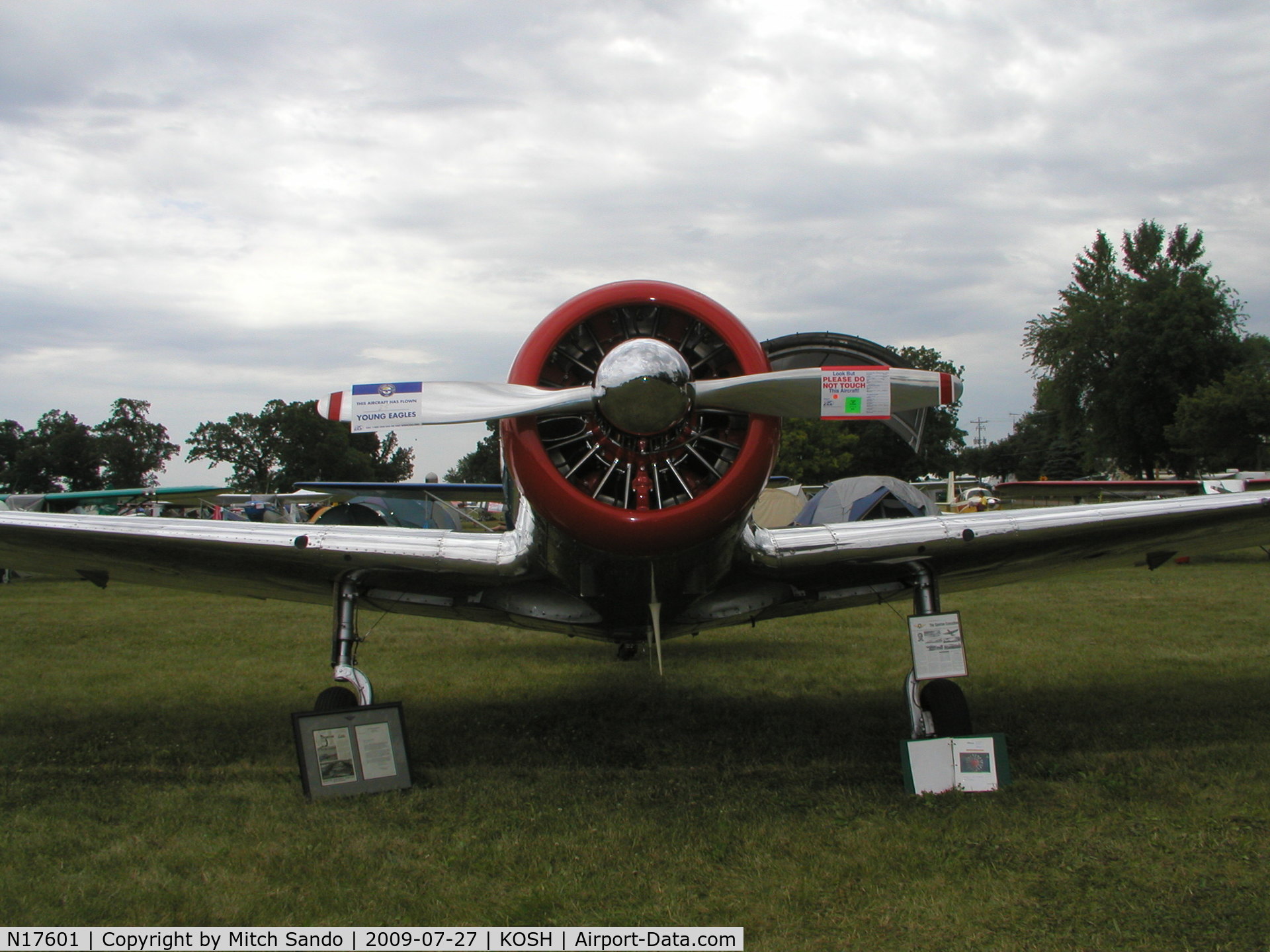 N17601, 1937 Spartan 7W Executive C/N 6, EAA AirVenture 2009.