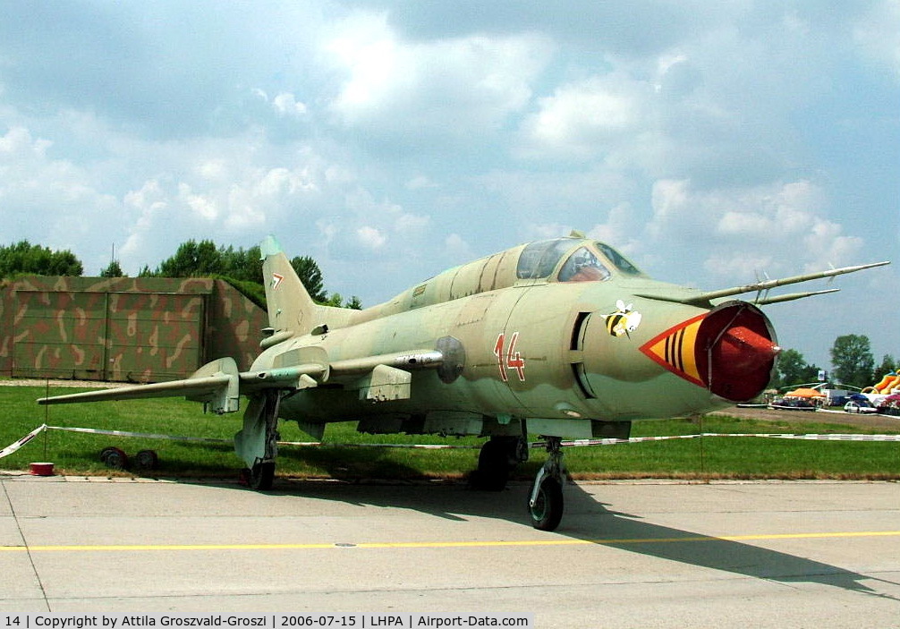 14, 1983 Sukhoi Su-22M-3 C/N 51814, Pápa HUNAF Base Airport