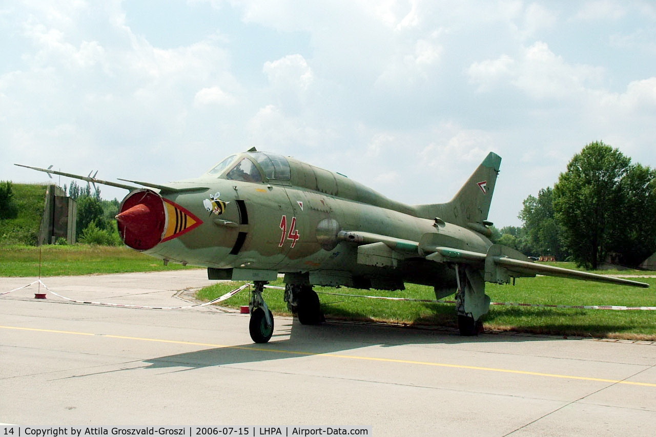 14, 1983 Sukhoi Su-22M-3 C/N 51814, Pápa HUNAF Base Airport