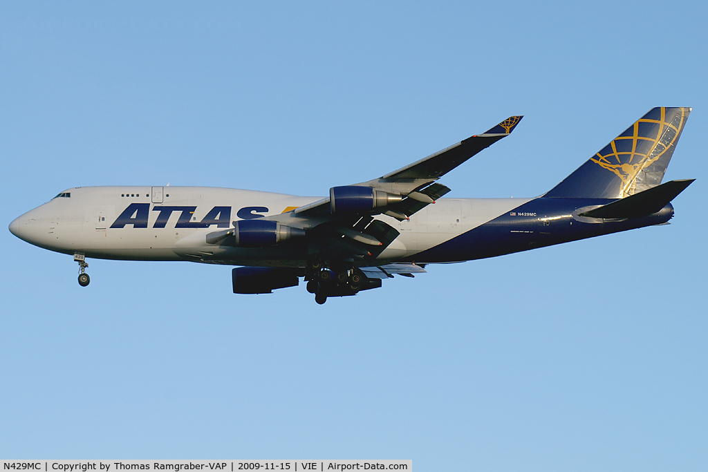 N429MC, 1990 Boeing 747-481 C/N 24833, Atlas Air Boeing 747-400