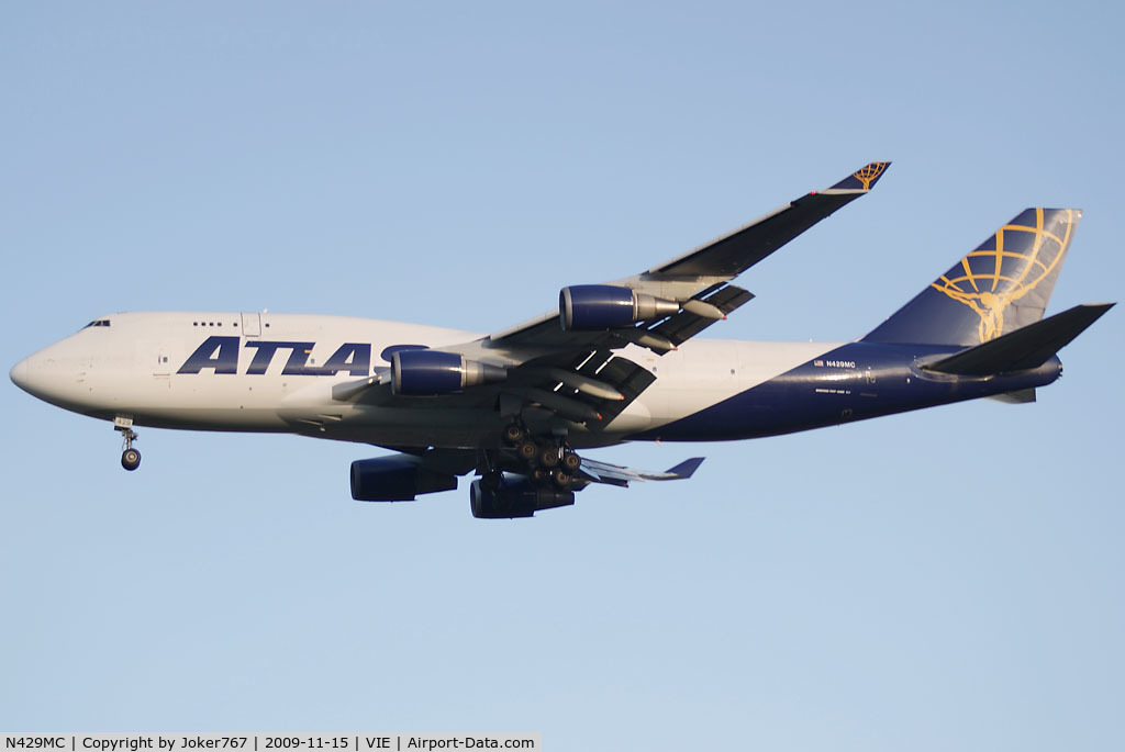 N429MC, 1990 Boeing 747-481 C/N 24833, Atlas Air Boeing 747-481(BCF)