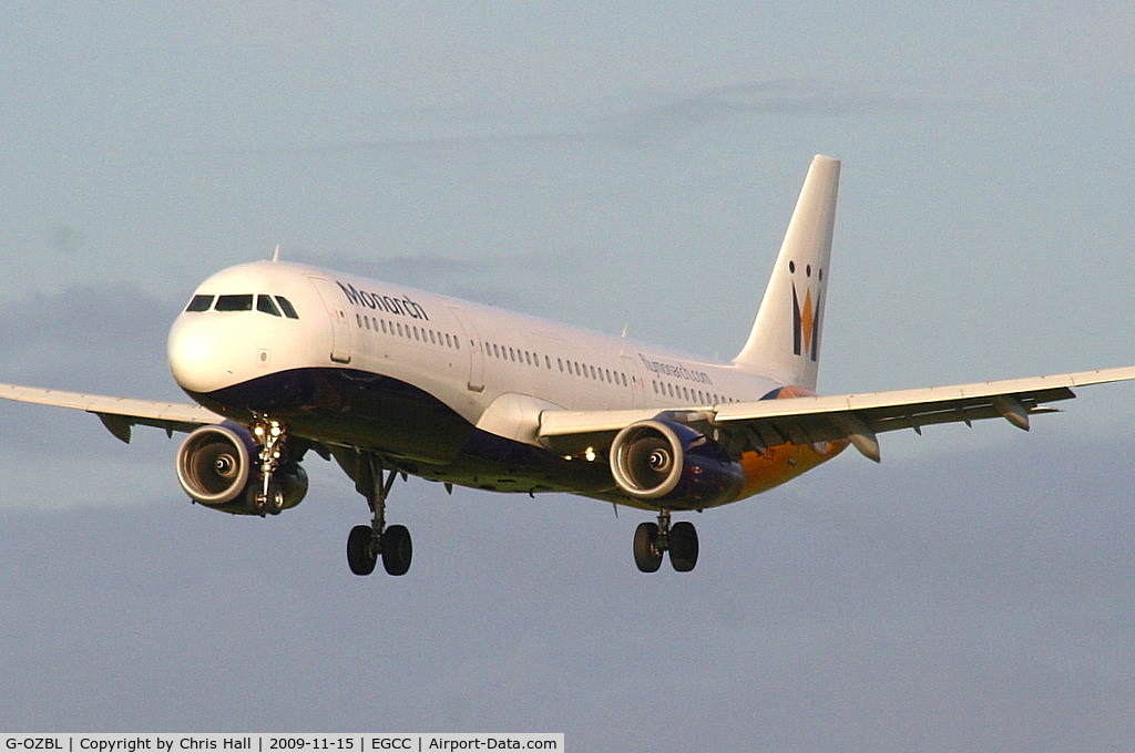 G-OZBL, 1998 Airbus A321-231 C/N 864, Monarch Airlines