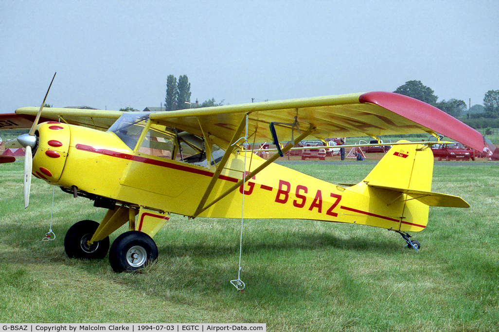 G-BSAZ, 1991 Denney Kitfox Mk.2 C/N PFA 172-11664, Denney Kitfox II at the PFA Rally in Cranfield 1994.