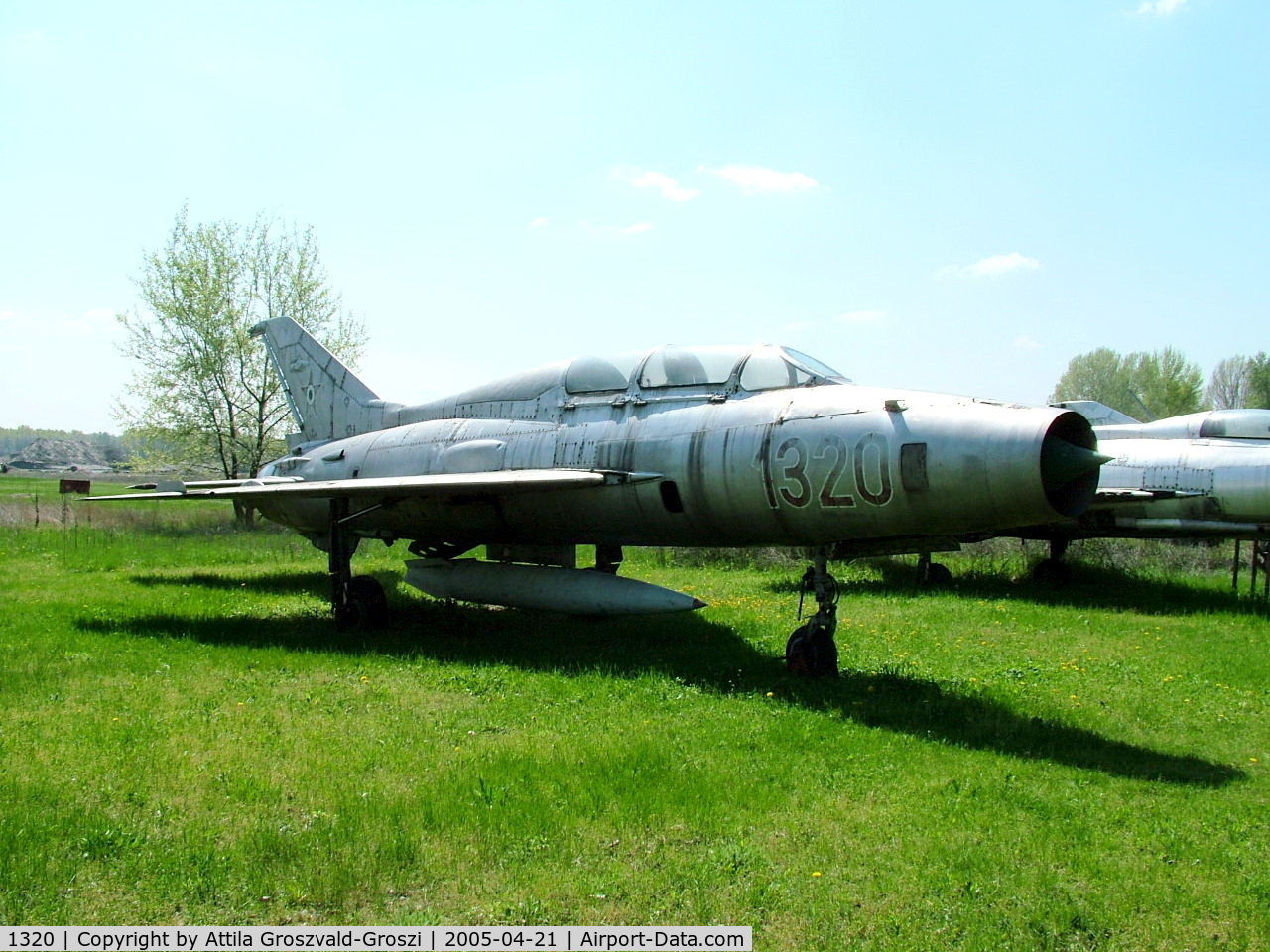 1320, 1963 Mikoyan-Gurevich MiG-21U-400 C/N 661320, Alsonemedi Wreck Ranch name in a collection, a quite bad state. They transported it onto unknown place since then.