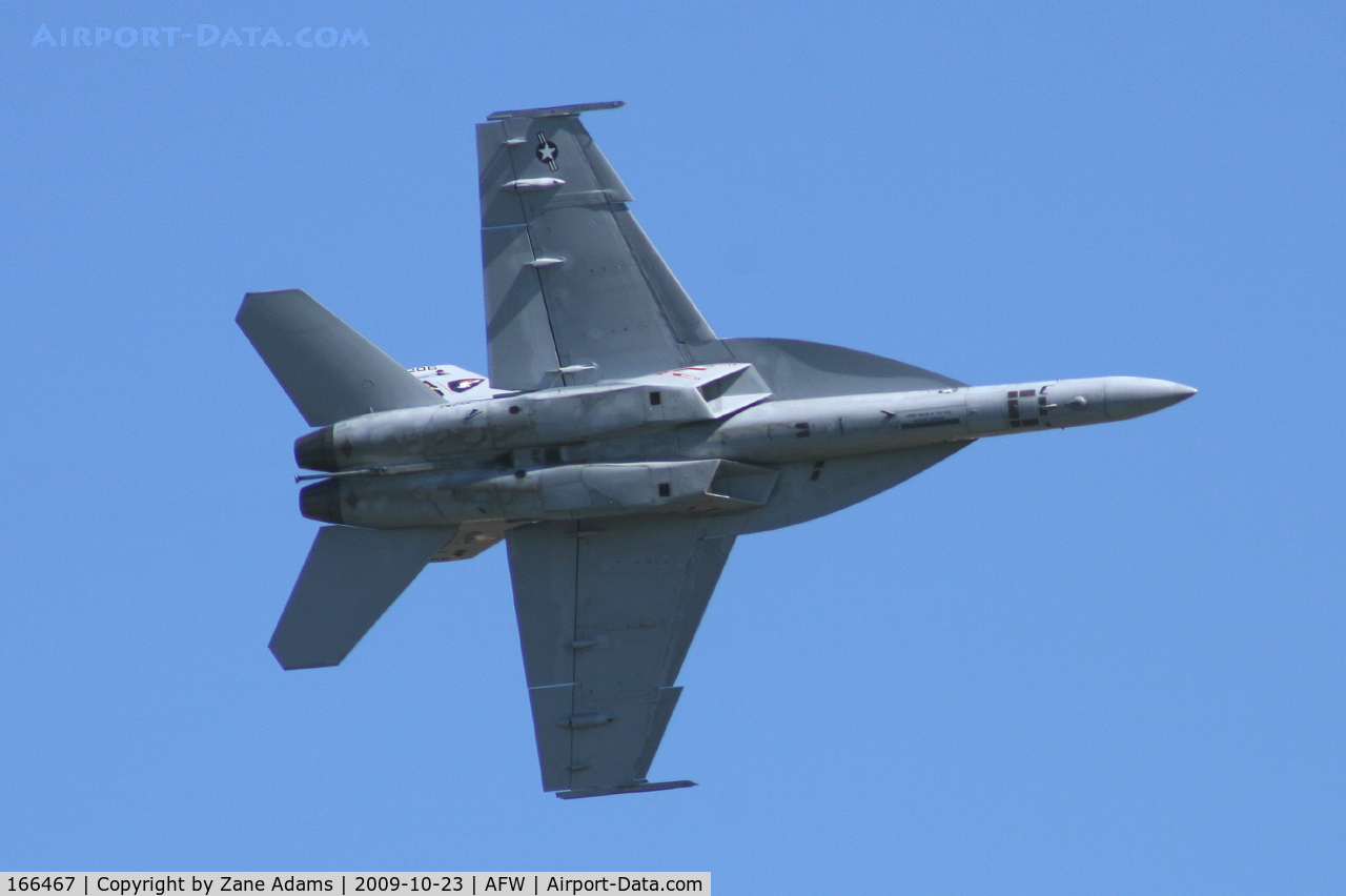 166467, Boeing F/A-18F Super Hornet C/N F102, Super Hornet Demo at the 2009 Alliance Fort Worth Airshow