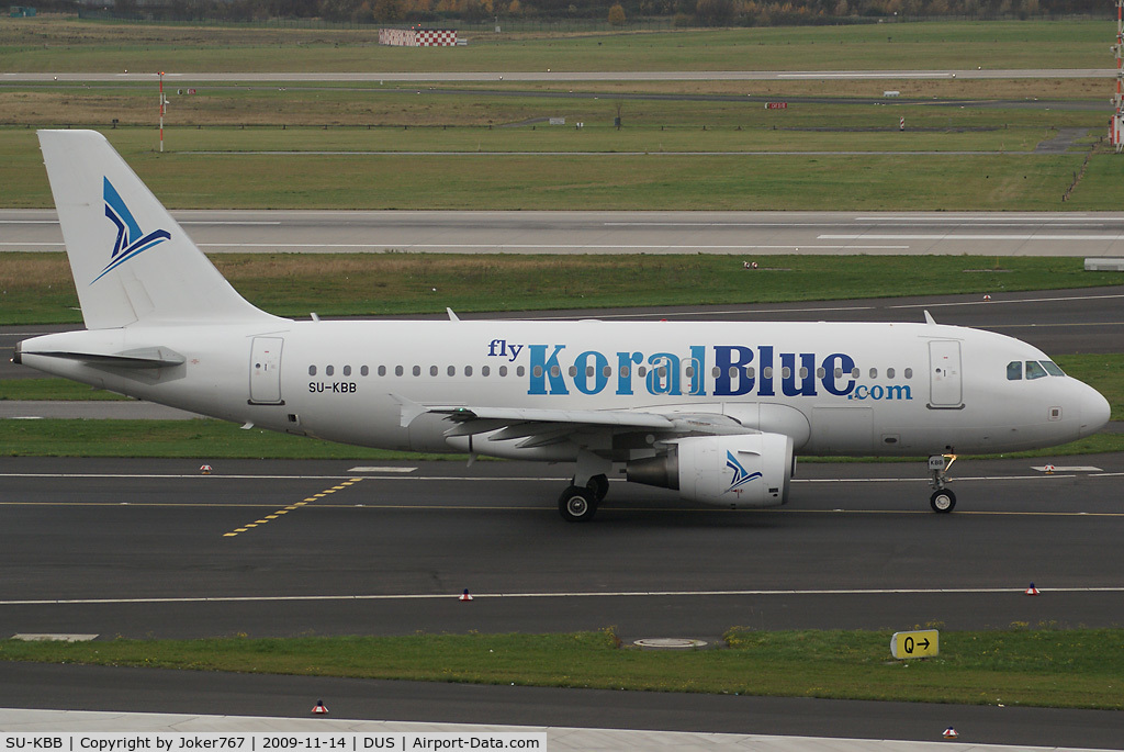 SU-KBB, 2007 Airbus A319-112 C/N 3171, Koral Blue Airbus A319-112