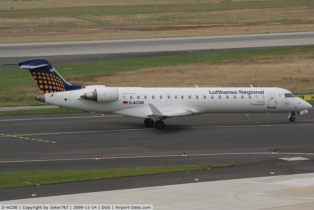 D-ACSB, 2001 Bombardier CRJ-701ER (CL-600-2C10) Regional Jet C/N 10028, Lufthansa Regional (Eurowings) Canadair Regional Jet CRJ701ER