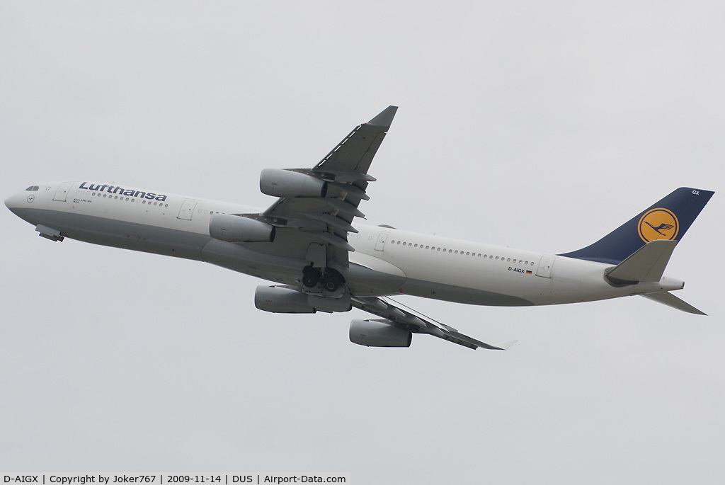 D-AIGX, 2000 Airbus A340-313X C/N 354, Lufthansa Airbus A340-313X