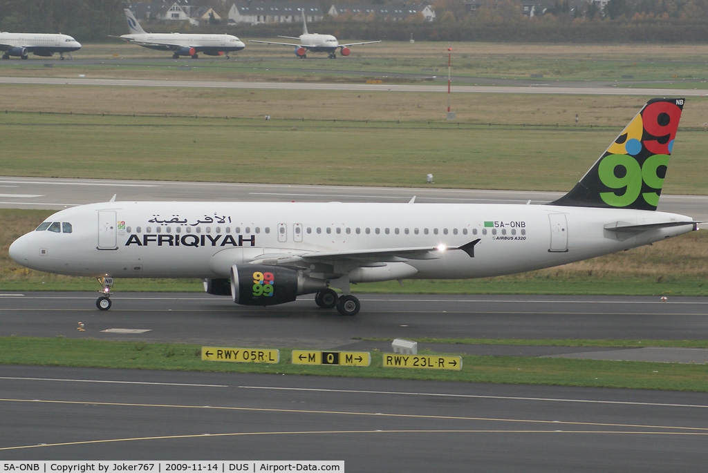 5A-ONB, 2007 Airbus A320-214 C/N 3236, Afriqiyah Airbus A320-214