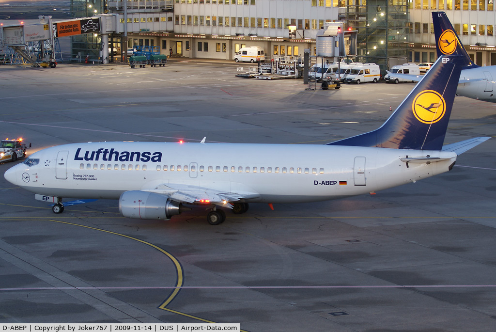 D-ABEP, 1992 Boeing 737-330 C/N 26430, Lufthansa Boeing 737-330