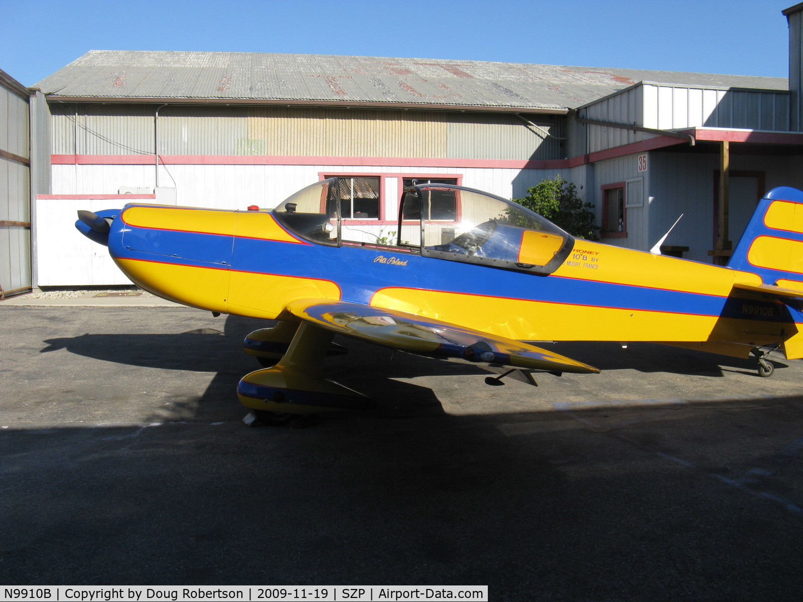 N9910B, Mudry CAP-10B C/N 267, 1993 Avions Mudry Et Cie CAP 10B 'Honey Bee', Lycoming AEIO-360 180 Hp, fully aerobatic